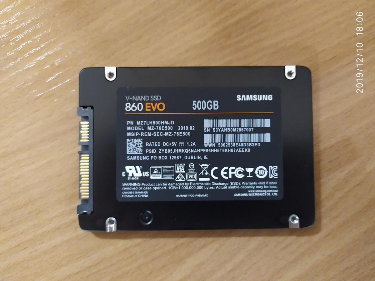 Ssd Sata Samsung 500gb