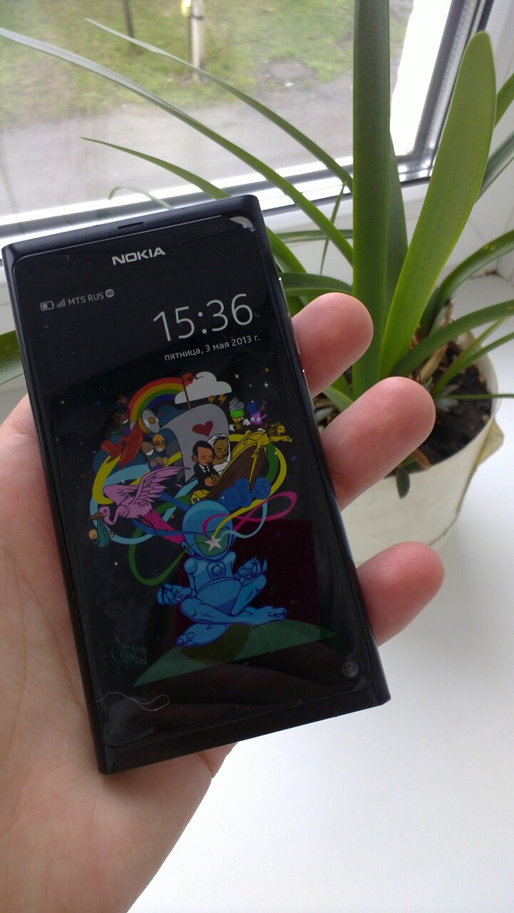 Продаю Nokia N9 16 Gb Black, обмен на iPhone 3gs — 5 000 руб. — Общение —  Корзина — Price-Altai.ru