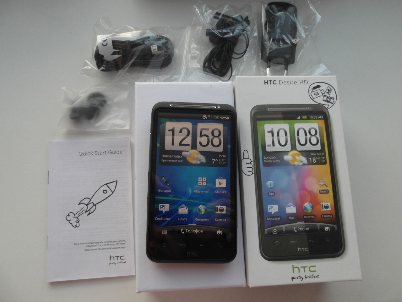 HTC Desire HD, оригинал, новый — 5 500 руб. — Общение — Корзина —  Price-Altai.ru