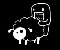 Domo Kun love sheep