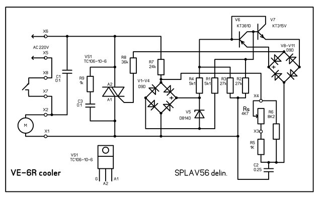 Hs8206ba4l схема вентилятора