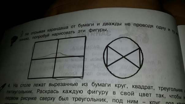 Круг плюс круг равно. Начертить фигуру не отрывая карандаша. Не отрывая карандаша от бумаги. Квадрат с крестом внутри. Квадрат с крестом внутри не отрывая.