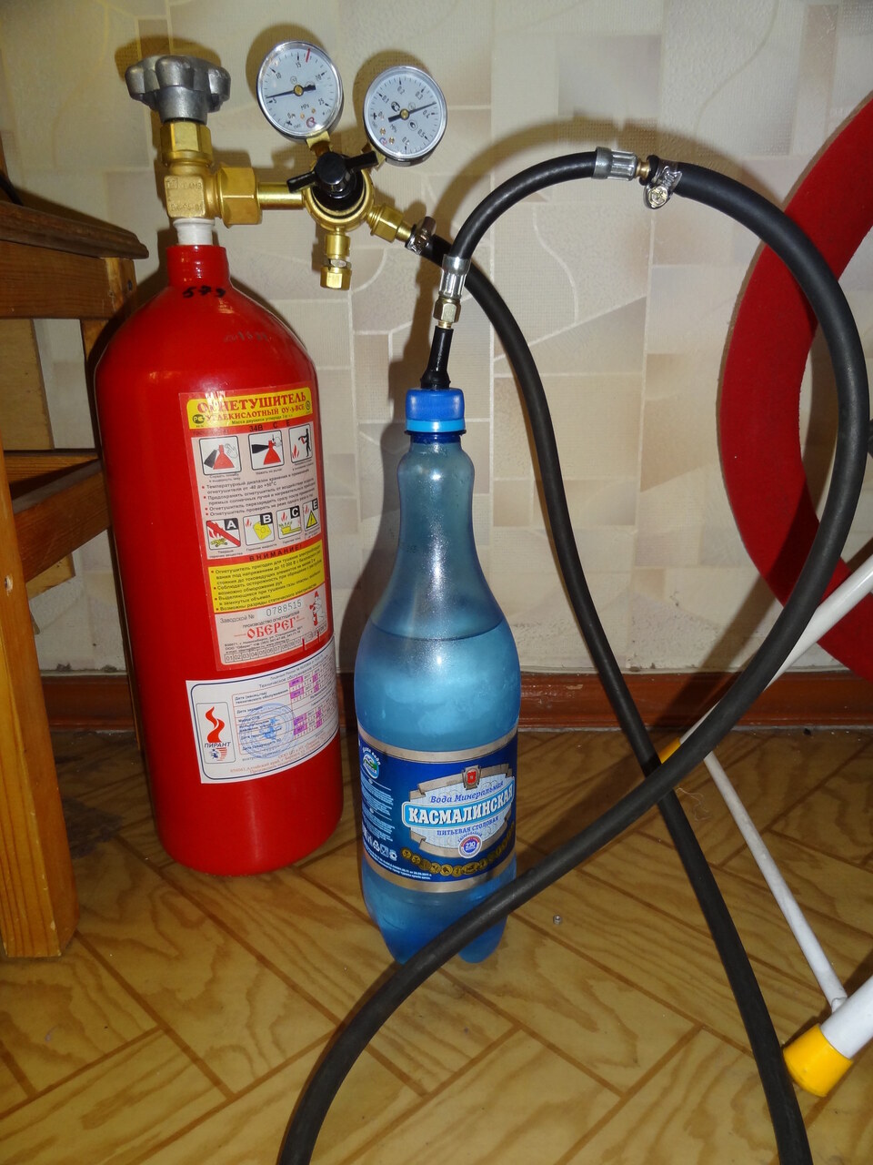 Аппарат для газирования воды дома