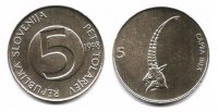 5 толаров Словения 1998