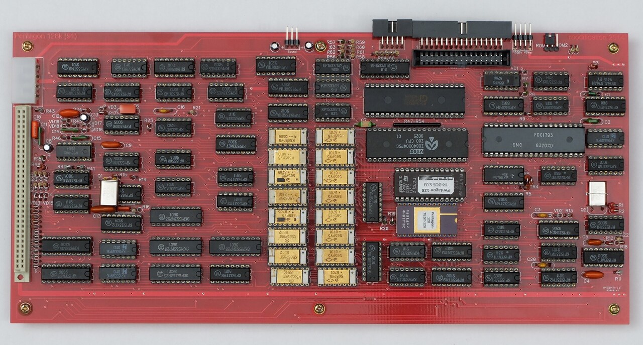 Zx spectrum pentagon 128 схема