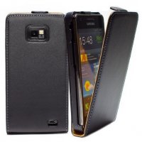Чехол-для-Samsung-Galaxy-S2-I9100-большой-i9105-кожа-черный-магнитный-застежка-сумка-сотовый-телефон-кобура