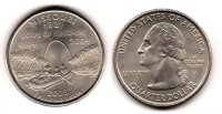 США 25 центов (квотер) 2003г. штат Миссури