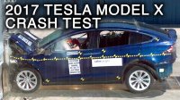 Tesla Model X краш