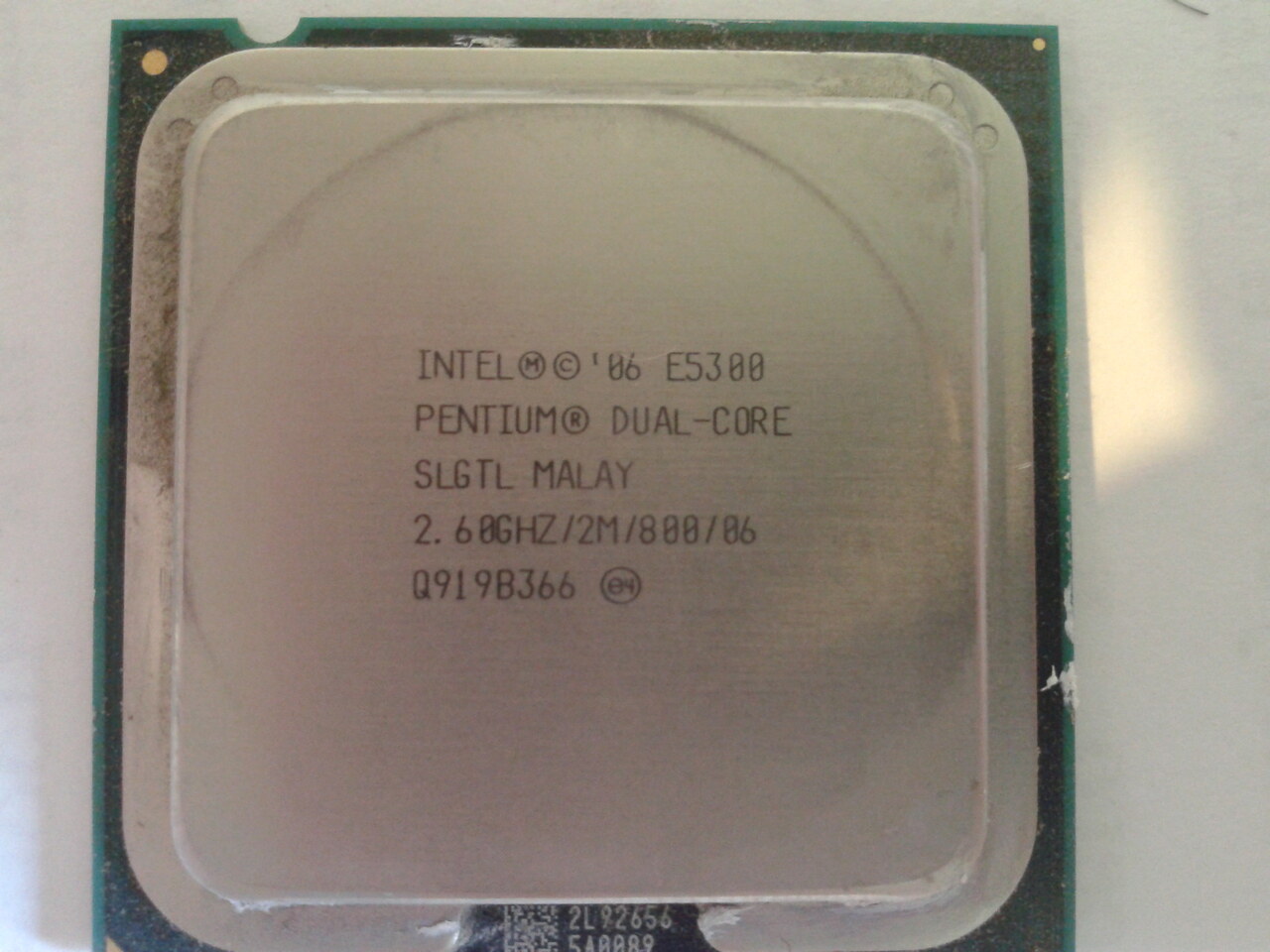 Intel pentium e5300
