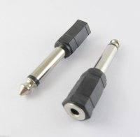 100pcs-6-35mm-1-4-Male-Plug-Mono-to-3-5mm-1-8-Female-Jack-Audio