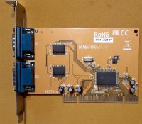 Sunix SER4037A – Плата com портов 2x RS-232 universal PCI board